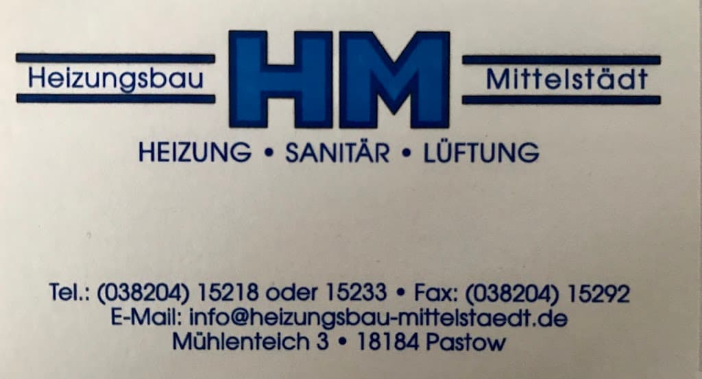 HM Heizungsbau Mittelstädt
